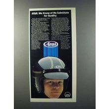 1981 Arai S-75 Challenger Helmet Ad - Quality