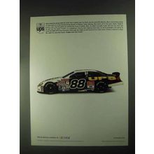 2001 UPS Racing Ad - Dale Jarrett - NASCAR #88