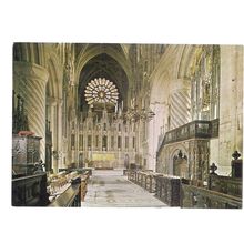 DURHAM CATHEDRAL interior unused postcard by Judges =