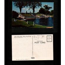 New York Babylon Long Island Postcard Picturesque overflow of Argyle Lake ~19