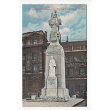 Nurse Edith Cavell Monument Charing Cross Road London Postcard