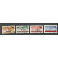 Germany Berlin 1977 Youth Welfare, Ships Used Set SG B 527 / B 530