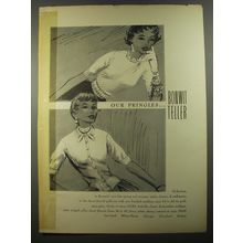 1954 Bonwit Teller Sweaters Advertisement - Our Pringles