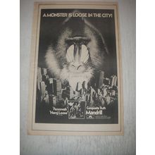 1973 Mandrill Composite Truth Album Ad - A monster is loose in the city