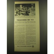 1960 Bell Telephone System Ad - Teaching by TV