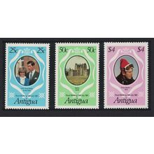 Antigua and Barbuda Charles and Diana Royal Wedding 3v 1981 MNH SG#702-704