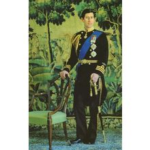 Lord Snowdon Amazing 1981 Photo Of Prince Charles in Royal Regalia Postcard