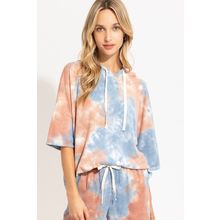 Women's Knit Tie Dye Hoodie