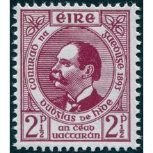 Ireland 1943 2½d claret SG130 MNH