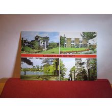 multiview, ALSAGER & DISTRICT. STAFFORDSHIRE used postcard by Kingsley 1984 pm =
