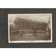 Postcard West Midlands Birmingham Town Hall