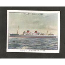 Wills Famous British Liners 2nd Series #30 RMMV Winchester Castle