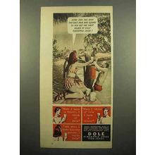 1940 Dole Pineapple Juice Ad - Won The Race Fair