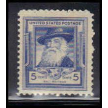 867 5c Walt Whitman Fine MNH KA2851
