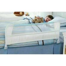 Munchkin Safety Toddler Bed Rail, White/Blue (Discontinued by Manufacturer)