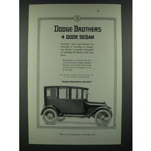 1919 Dodge Brothers 4-Door Sedan Advertisement