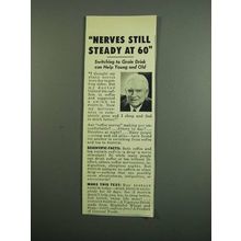 1950 General Foods Postum Drink Ad - Nerves Steady