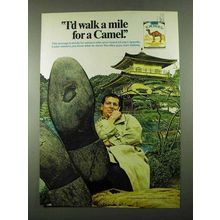 1969 Camel Cigarettes Ad - I'd Walk a Mile