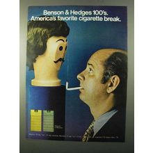 1971 Benson & Hedges 100's Cigarettes Ad - Favorite