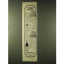 1976 Sebastiani Vineyards Ad - Creation