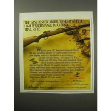 1987 Winchester Model 70 Lightweight Rifle Ad