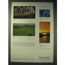 1989 Telford Shropshire Britain Development Ad - Top international companies