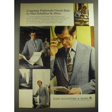 1974 Hart Schaffner & Marx Viracle Suit Ad - Corporate Preferreds