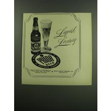 1949 Prior Beer Advertisement - Liquid Luxury