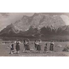 Zugspitza Tirol Ehrwald Vintage Ral Photo German Germany Postcard