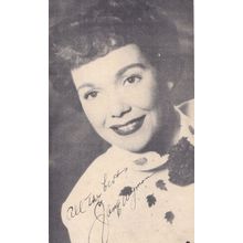 Jane Wyman Official Thank You From California Fan Printed Signed Photo Postcard