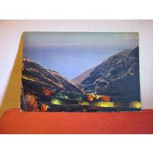 BLACKGANG CHINE, ISLE OF WIGHT used postcard by Dixon 1959 pm =