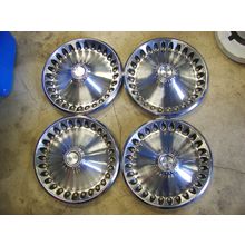 1970 PLYMOUTH BARRACUDA HUBCAPS WHEEL COVERS (4) 14" 71 72 SATELLITE SEBRING