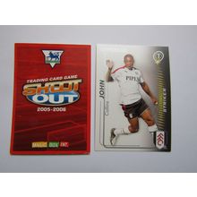 Collins John - Fulham - Shoot Out 2005 2006 Magic Box Football Card (EF1)