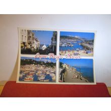 multiview, LYME REGIS, DORSET used postcard by John Hinde 2000 pm =