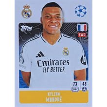 topps, UEFA Champions League Season 2024/25 sticker 327 Kylian Mbappé