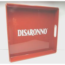 Disarronno Originale Italy Ameretto Advertising Red Plastic Barware Serving Tray