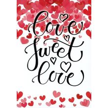 Love Sweet Love - Valentine's Greeting Card - 22406