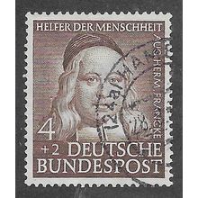 GER 1953 4pf +2 'WELFARE FUNDS - A.H FRANCKE' FINE USED (EBID63-106)