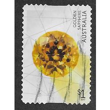 AUS 2017 $1.00 (S/A)'RARE BEAUTIES -GOLDEN SAPPHIRE' FINE USED (EBID63-877)