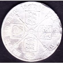 1888 Great Britain 1 Double Florin (4 Shillings) Silver Coin