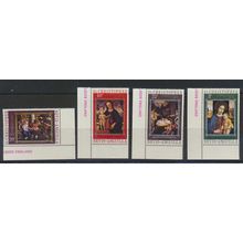 St. Kitts-Nevis Stamps Scott #253 To 256, Mint Never Hinged, 1972 Christmas