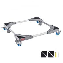 Mini Fridge Stand, 400 lbs Load, 4 Strong Feet, 4 Locking Swivel Wheels, Was...