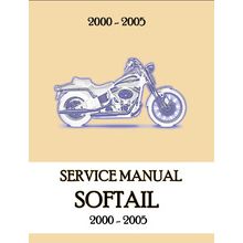 HARLEY-DAVIDSON SOFTAIL SERVICE MANUAL 2000-2005 MOTORCYCLE 631 PAGES IN ENGLISH