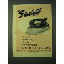 1955 Firth-Vickers Staybrite Steel Ad