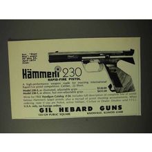 1976 Hammerli 230 Pistol Ad
