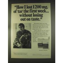 1976 Doral Cigarettes Ad - I lost 1200mg. Of Tar