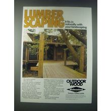1978 Koppers Wolmanize Pressure-Treated Lumber Ad - Lumber Scaping