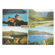 multiview, WESTER ROSS unused postcard . J.Arthur Dixon PRO 22455 =