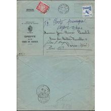 France 1940 30c Postage Due nicely tied from Switzerland