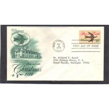 FDC Art Craft 1552 10c Christmas (Cachet-Typed/A) CV41701